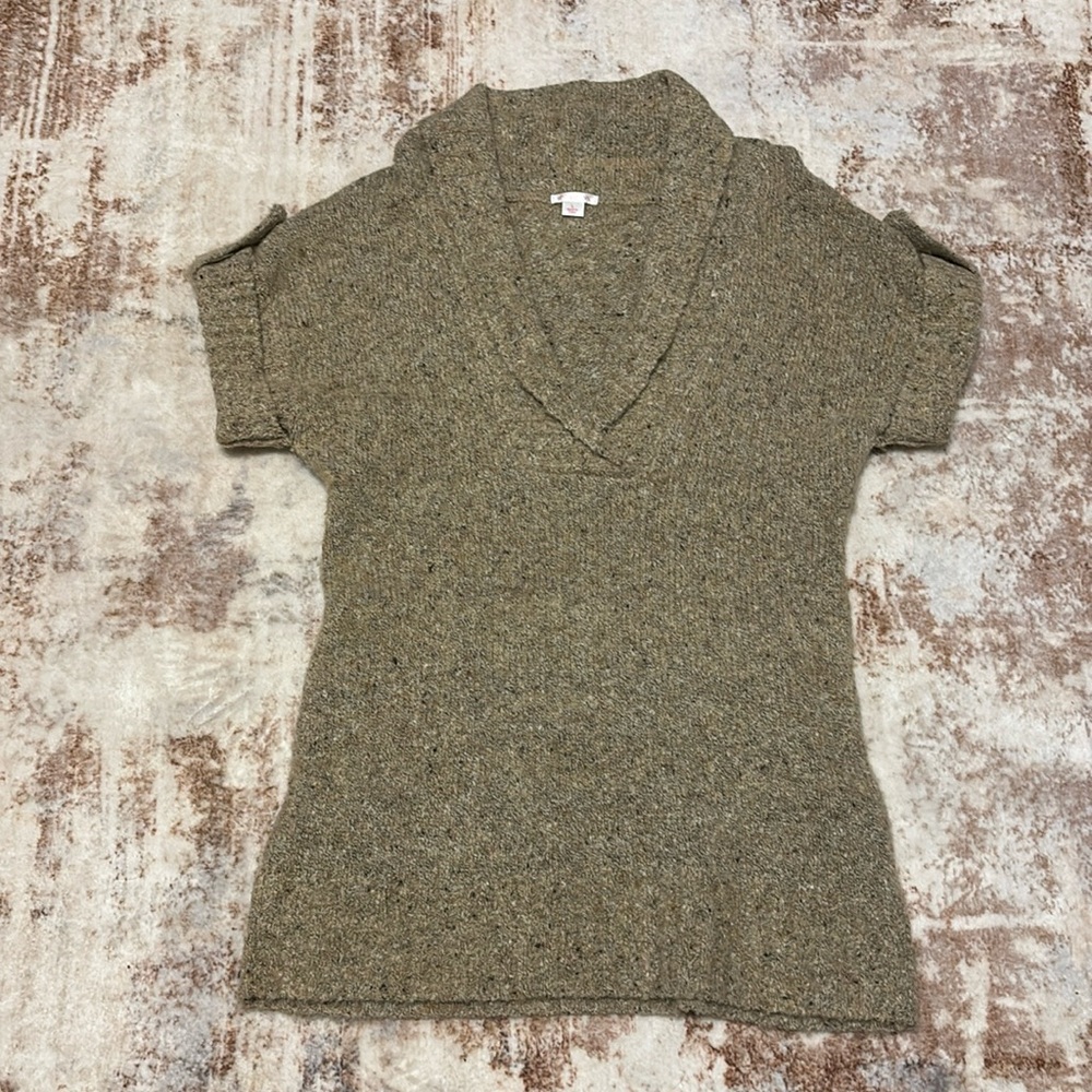 Xhilaration Women Brown Sweater Vest - Large